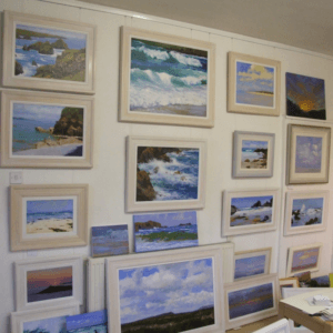 The Old Bakehouse Gallery in Clitheroe is a Ribble Valley studio gallery showcasing Peter Taylor’s expressive landscape oil paintings in a working artist studio.