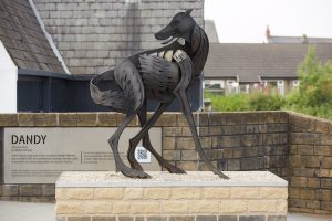 Dandy, Public Art, Clitheroe, Ribble Valley, Lancashire UK