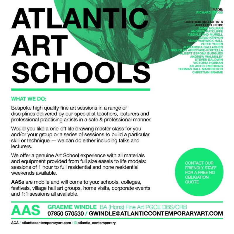 Atlantic Contemporary Art, Ribble Valley, Lancashire, UK, Classes, Fine Art, Events
