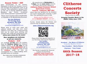 Clitheroe Concerts Society